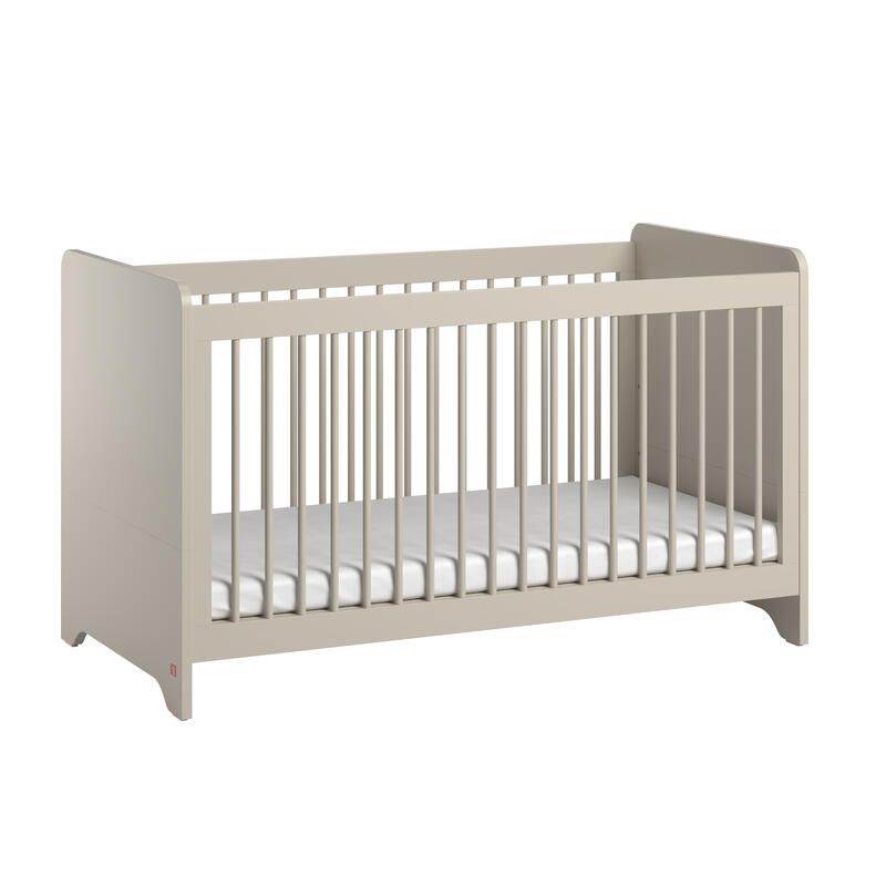 Lit bébé évolutif 70x140cm Ova Gris Beige - vox