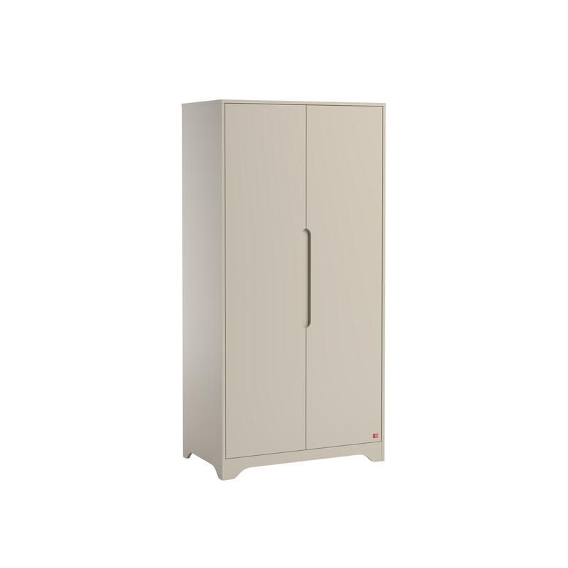 Armoire 2 portes Ova Gris Beige - vox