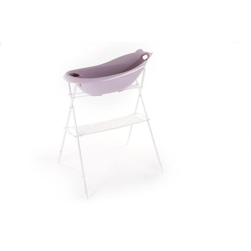 Baignoire Ourson Sage Rose Pastel Support Baignoire Ourson Bojungle - bojungle