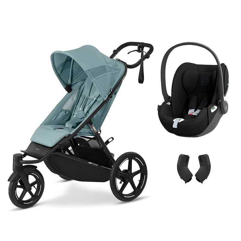 Poussette Duo Avi Spin - Stormy Blue Cloud T - Sepia Black Cybex - cybex