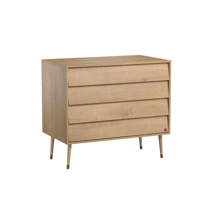 Commode 4 tiroirs Bosque Chêne - vox