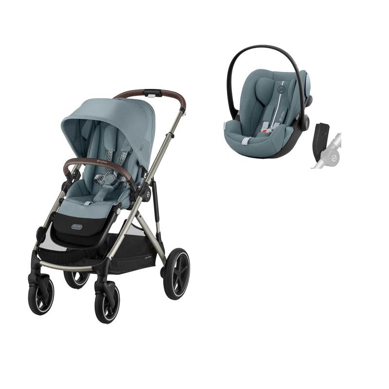 Poussette Duo Gazelle S TPE + Cloud G3 Plus Stormy Blue - cybex