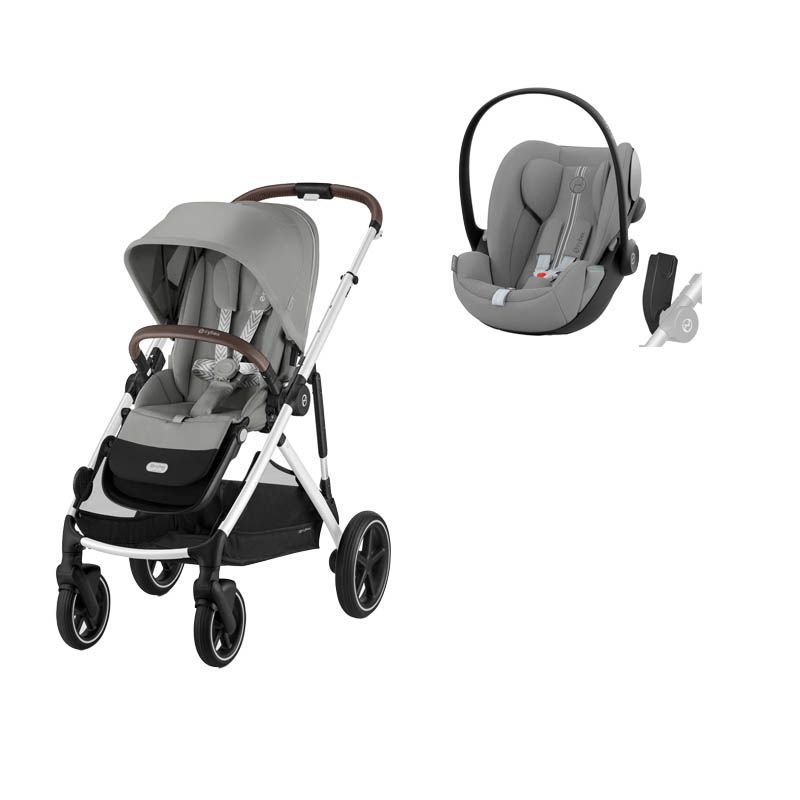 Poussette Duo Gazelle S SLV + Cloud G3 Plus Stone Grey  - cybex