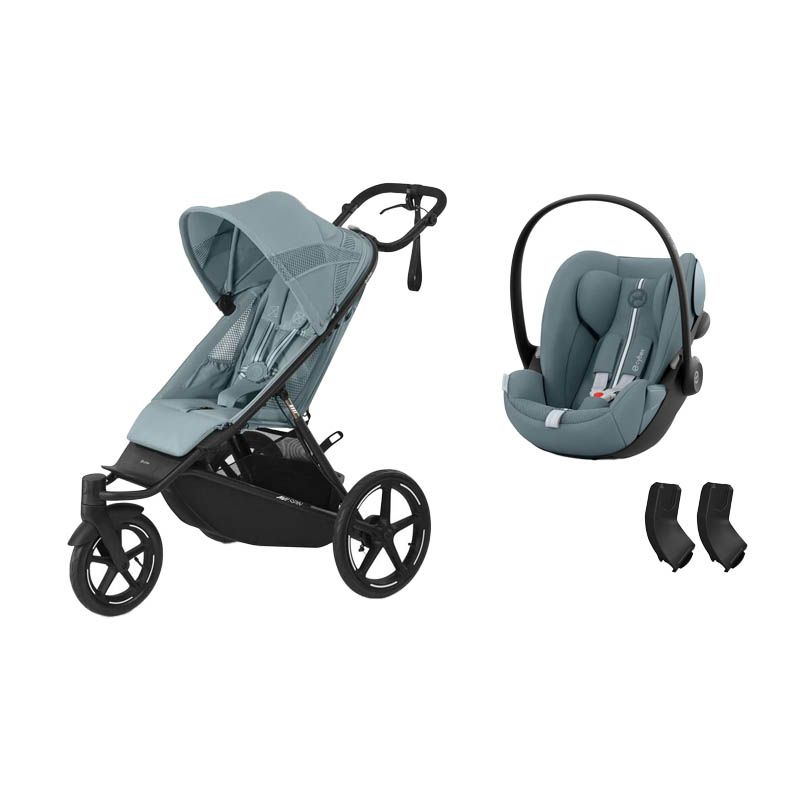 Poussette Duo Avi Stormy Blue + Cloud G3 I-size Plus Stormy Blue Cybex - cybex