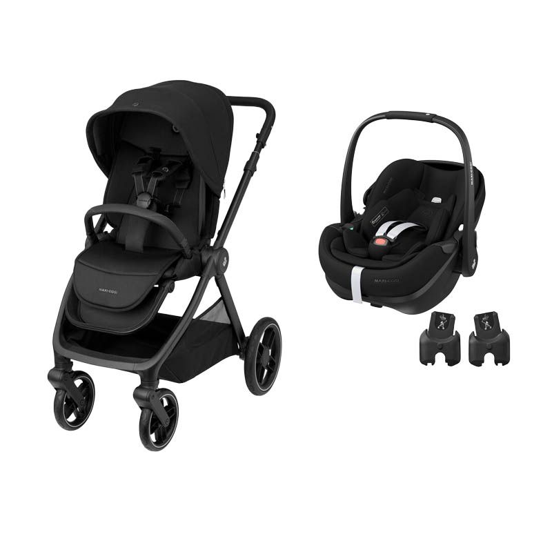 Poussette Duo Oxford Pebble 360 Pro 2 Twillic Black Maxi Cosi - maxi cosi