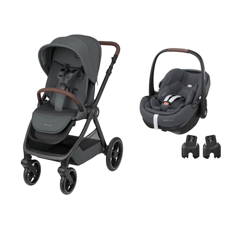 Poussette Duo Oxford Pebble 360 Pro 2 Twillic Graphite Maxi Cosi - maxi cosi