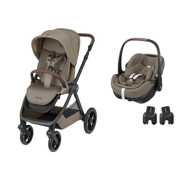 Poussette Duo Oxford Pebble 360 Pro 2 Twillic Truffle Maxi Cosi - maxi cosi