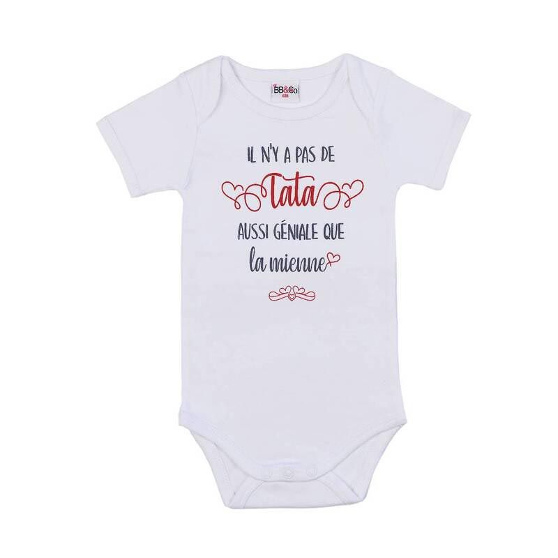 Body Mc Il Ny A Pas De Tata Aussi G 3m Blanc - bb&co