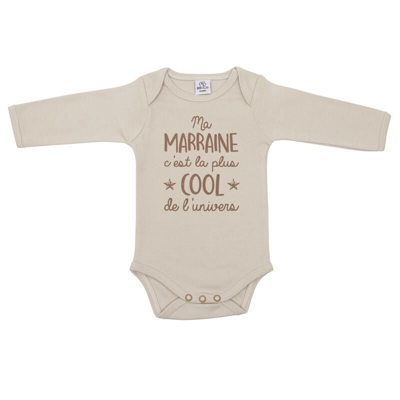 Body Ml Marraine 12m Sable - bb&co