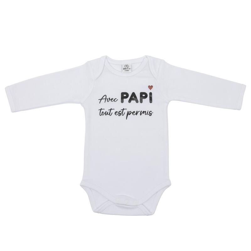 Body Ml Avec Papi 3m Blanc - bb&co