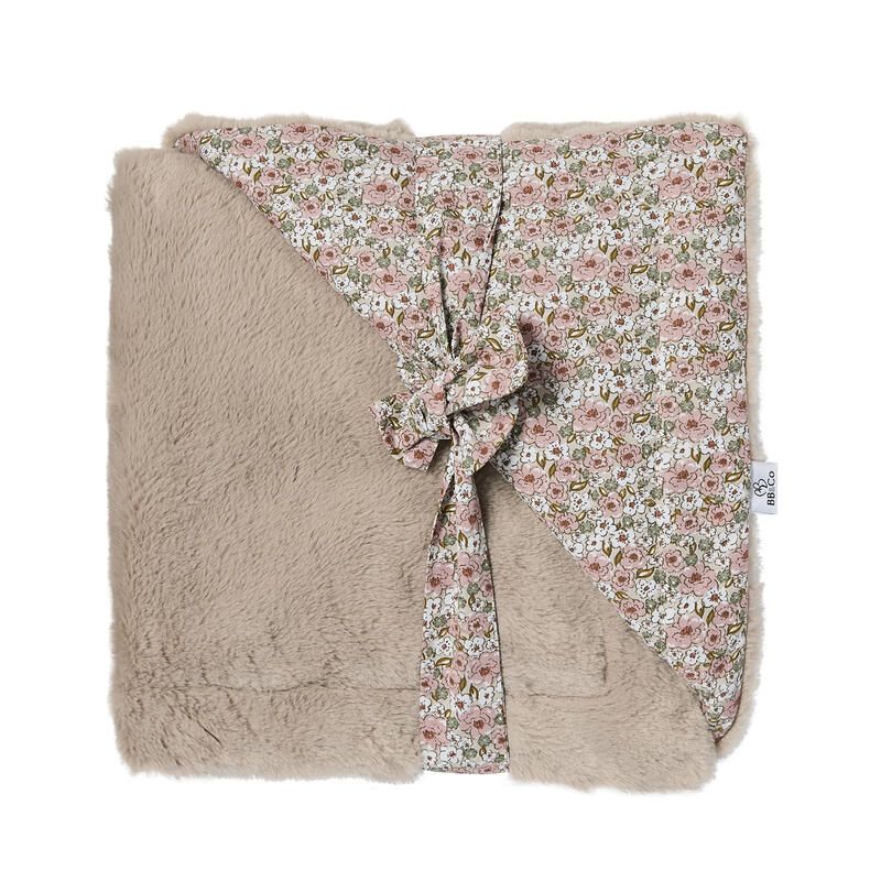 Couverture Luxe Afternoon Tea 70x100cm Liberty Galet - bb&co