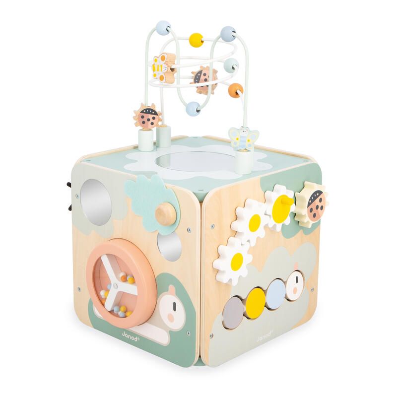 Maxi Cube Multi Activites Swc Multicolore - janod