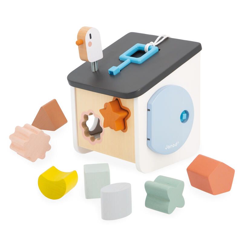 Maison Des Formes Oiseau Swc Multicolore - janod