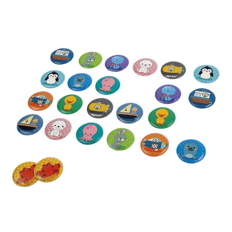 Memo Du Bain 24 Pieces Multicolore - janod