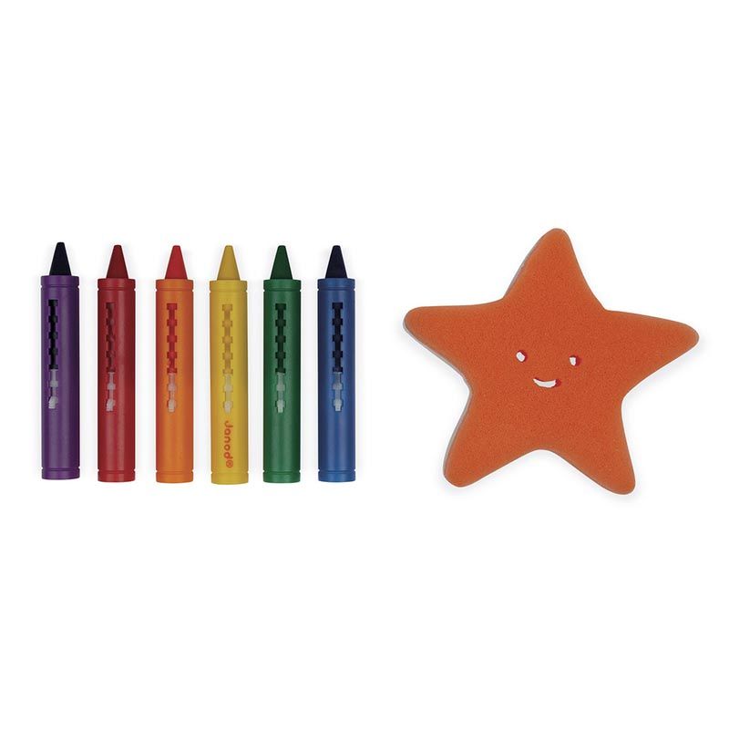 Coloriage Pour Le Bain Multicolore - janod