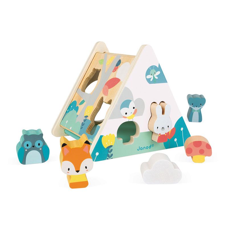 Boite A Formes Pure Multicolore - janod