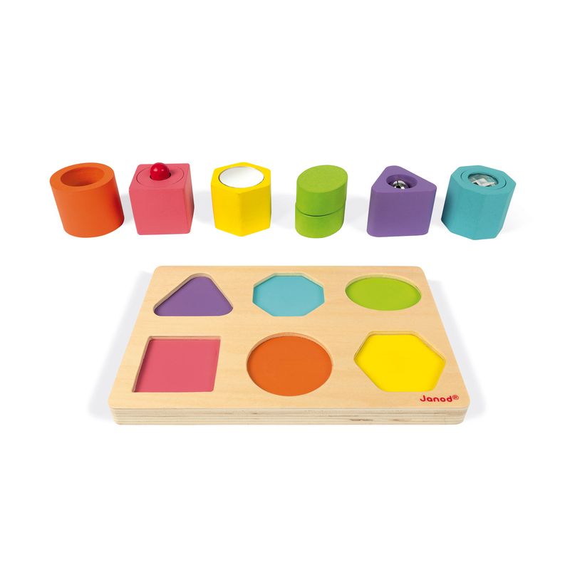 Puzzle 6 Cubes Sensoriels - janod