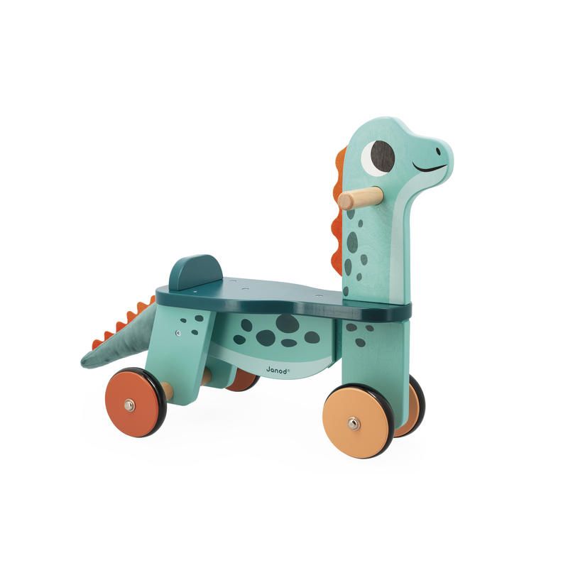 Porteur Portosaurus Dino Bleu - janod