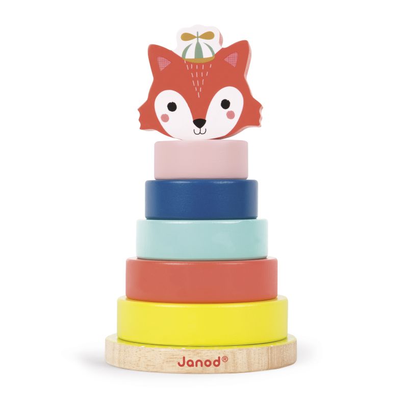 Empilable Renard Multicolore - janod