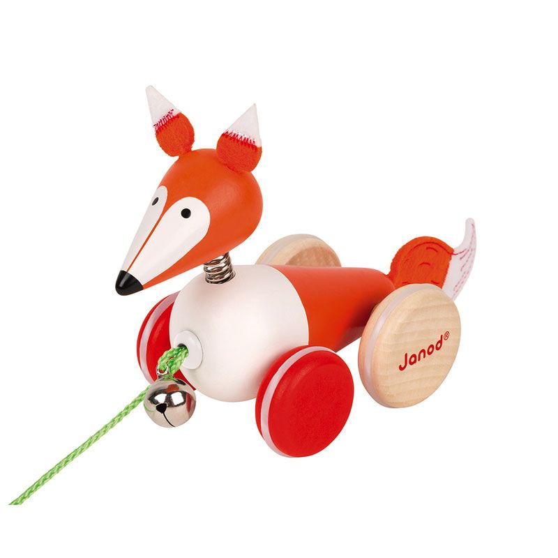 Renard A Promener Zigolos Multicolore - janod