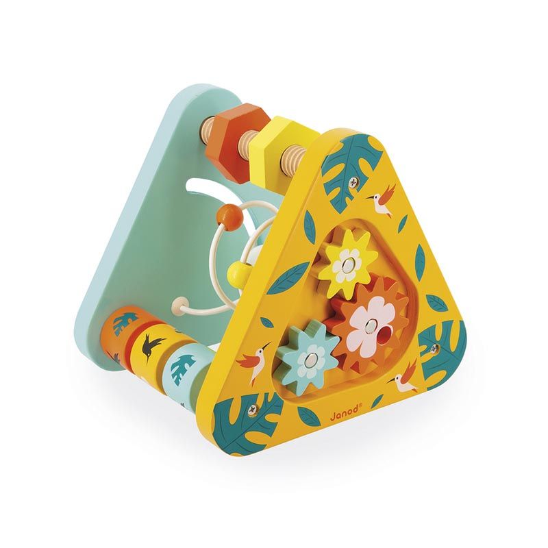 Triangle Multi-activites Tropik Multicolore - janod