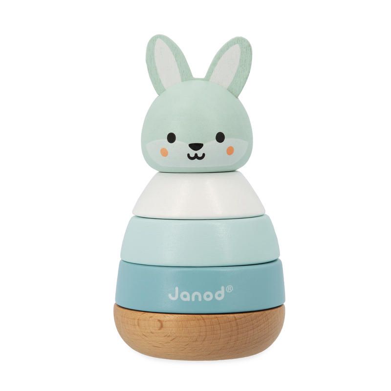 Empilable Lapin Wwf Bleu - janod