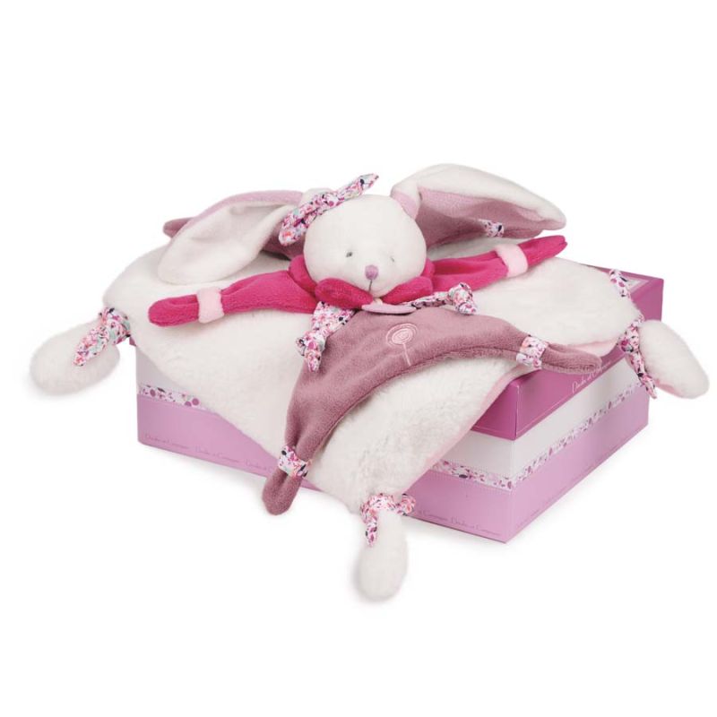 Doudou Cerise Doudou Iconique 27cm Rose - doudou et compagnie