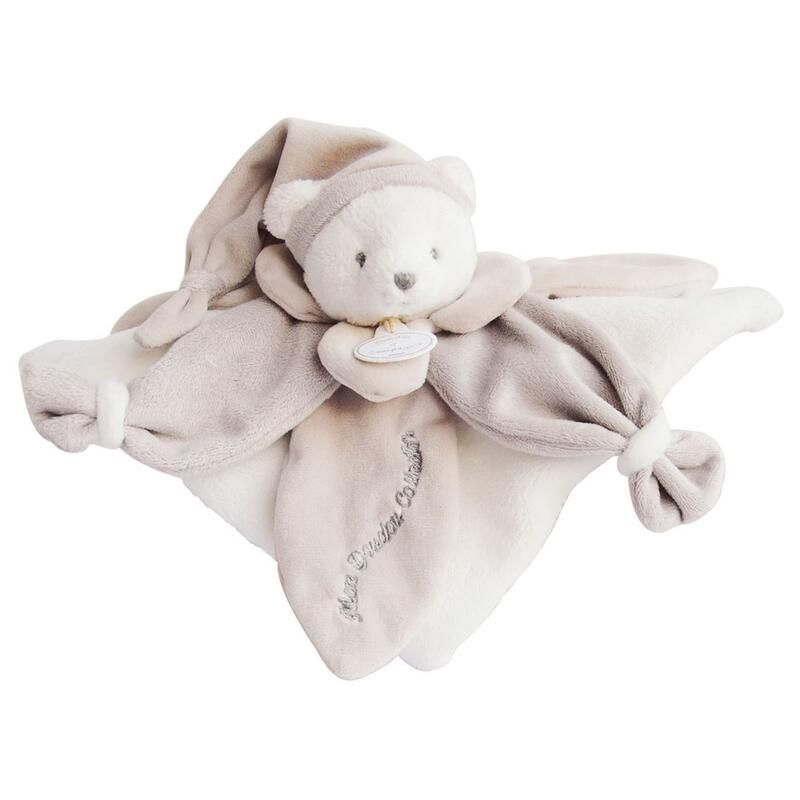 Doudou Collector Ours Doudou Iconique 24cm Taupe - doudou et compagnie