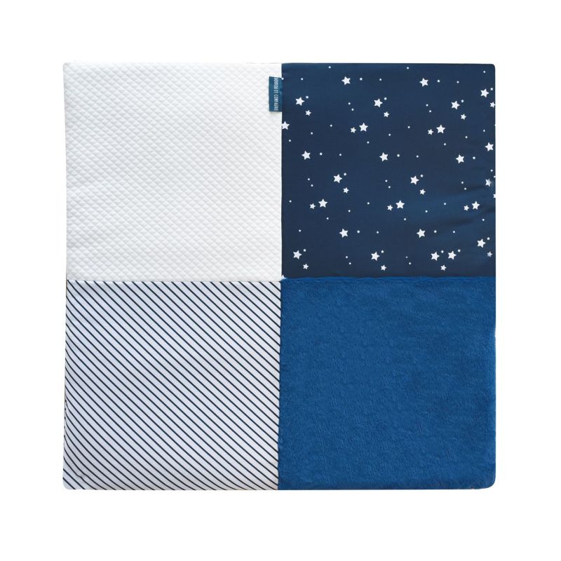 Tapis De Parc Tapidou Doudou... Et Compagnie 100x100cm Bmosaique Leu Ciel - doudou et compagnie