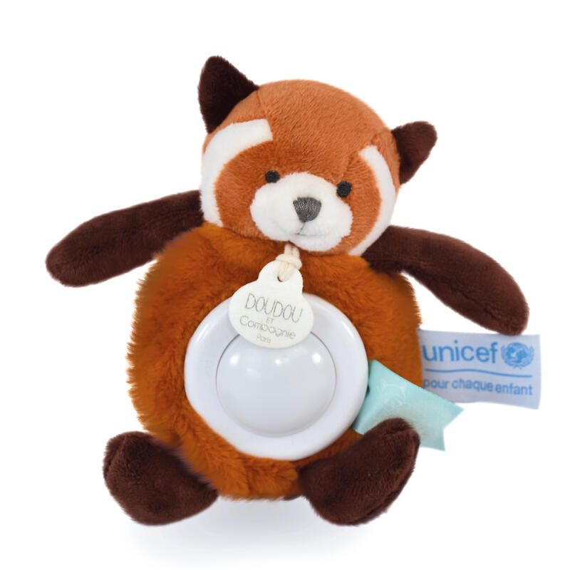 Veilleuse Doudou Sengage 15cm Panda Roux - doudou et compagnie