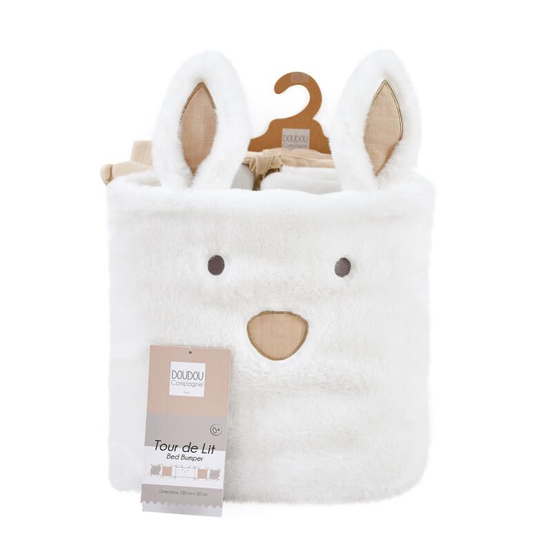 Tour De Lit Happy Wild 180x30cm Beige - doudou et compagnie