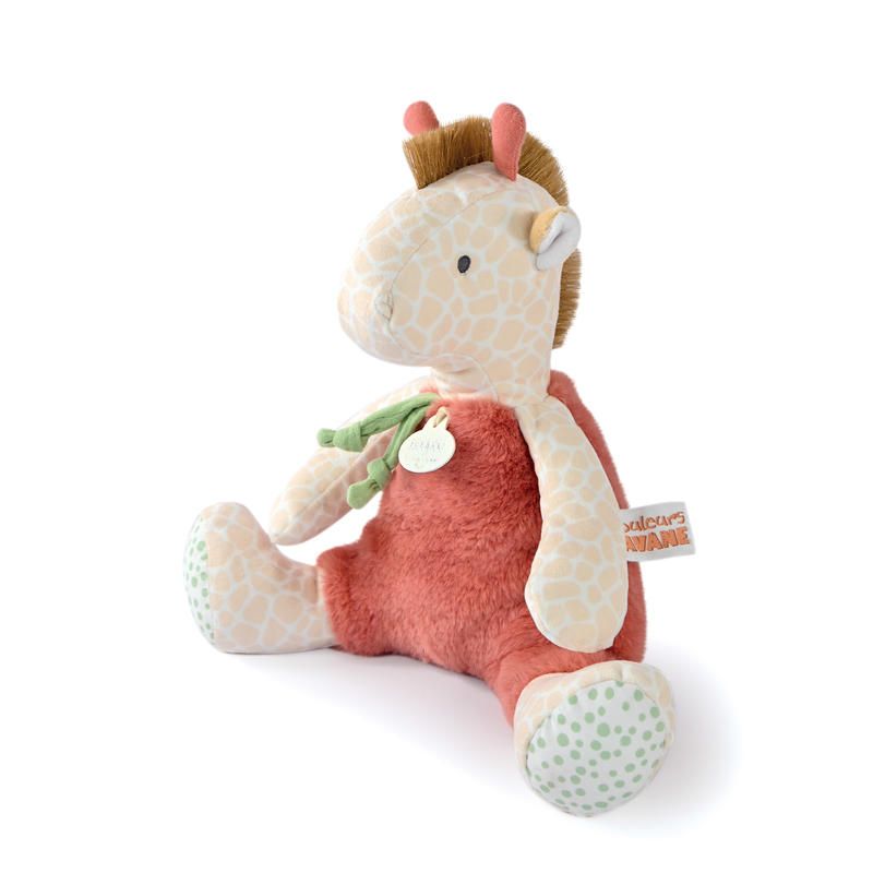 Girafe Pantin Doudou Raconte 30cm Beige - doudou et compagnie