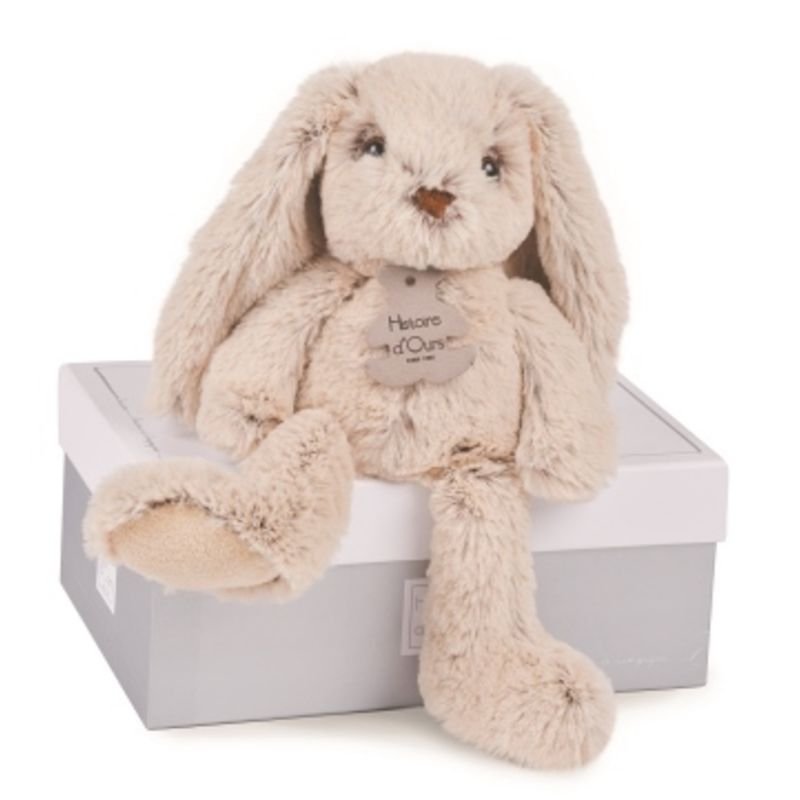 Copains Calins Lapin Les Copains Calins 25cm Beige - histoire d'ours