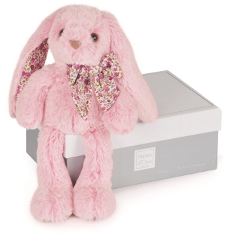 Copains Calins Lapin Les Copains Calins 25cm Rose - histoire d'ours