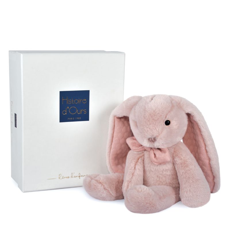 Preppy Chic Lapin Les Preppy Chics 30cm Rose - histoire d'ours