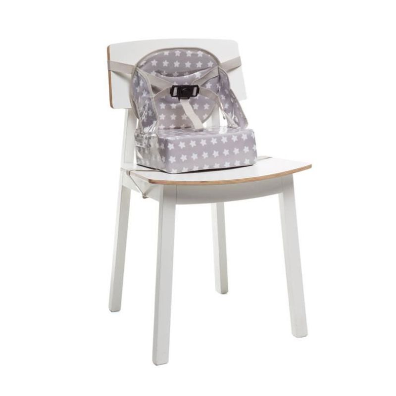 Rehausseur Easy Up White Stars 6m+ Blanc Gris - babytolove