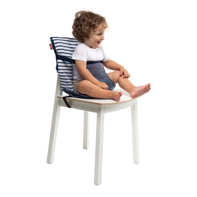 Chaise Nomade Blue Stripes 6m+ Bleu - babytolove
