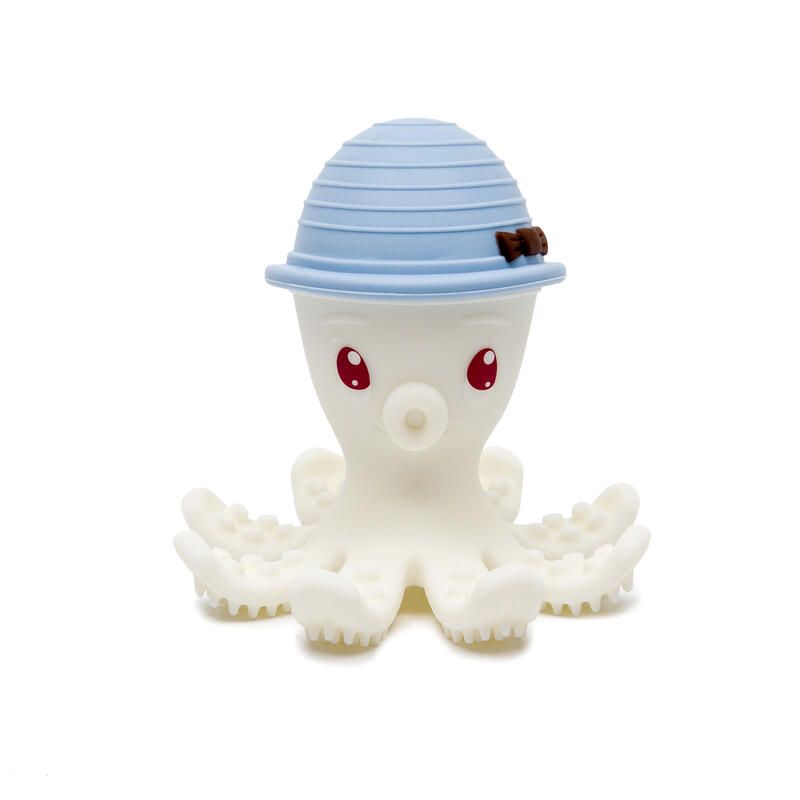 Bonnie La Pieuvre Jouets De Dentition 3m+ Blanc Bleu - babytolove