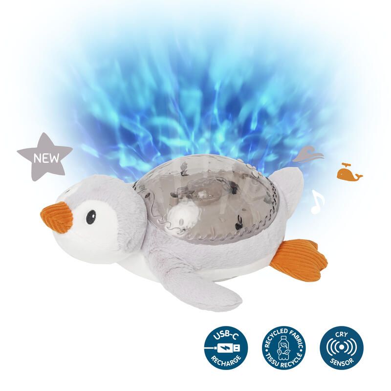 Tranquil Penguin Tranquil Family 0m+ Blanc Gris - cloud b