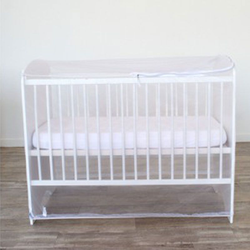 Moustiquaire Forme Housse Adaptable Lit 60x120 Etb Blanc Domiva - domiva