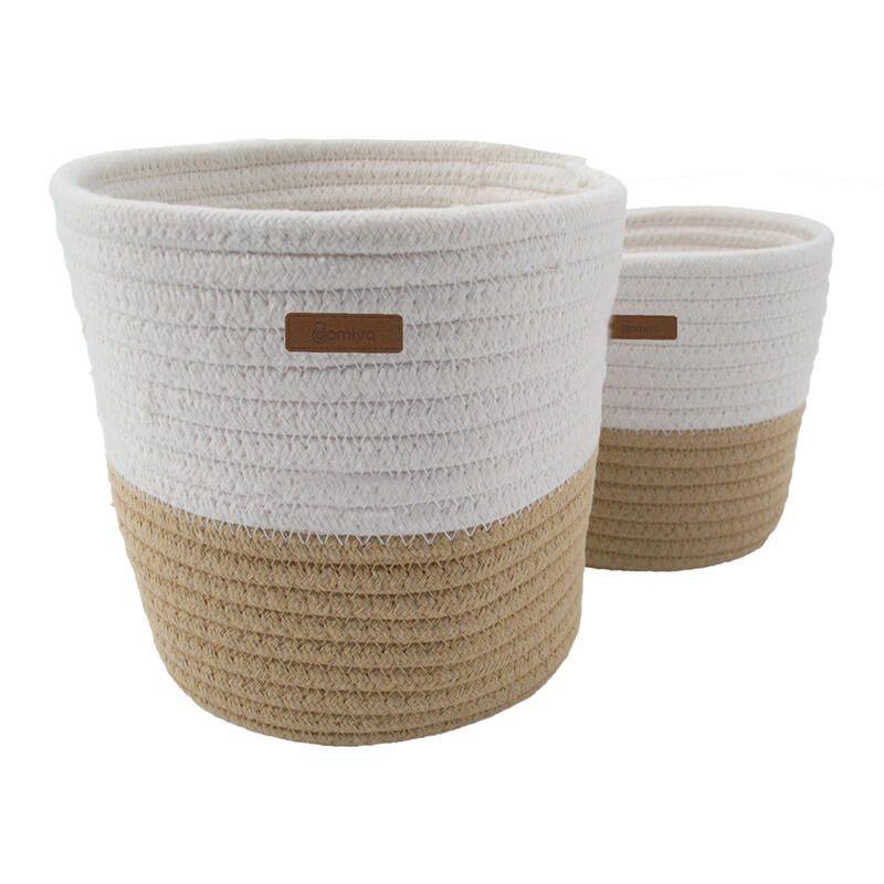Lot De 2 Panieres De Rangement Honey Moon - domiva