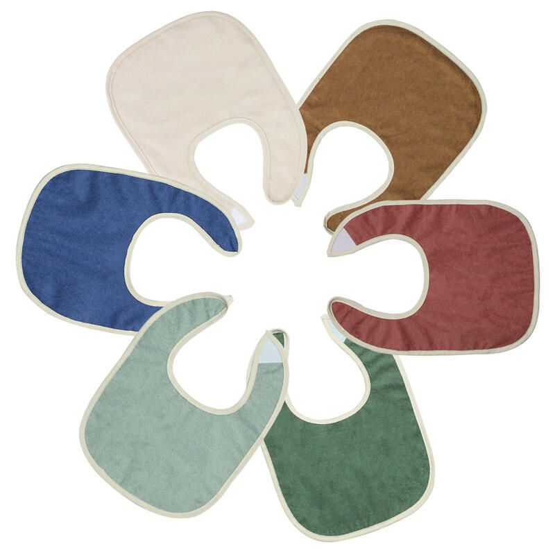 Bavoirs 1er Age 6 Coloris Assortis - trois kilos sept
