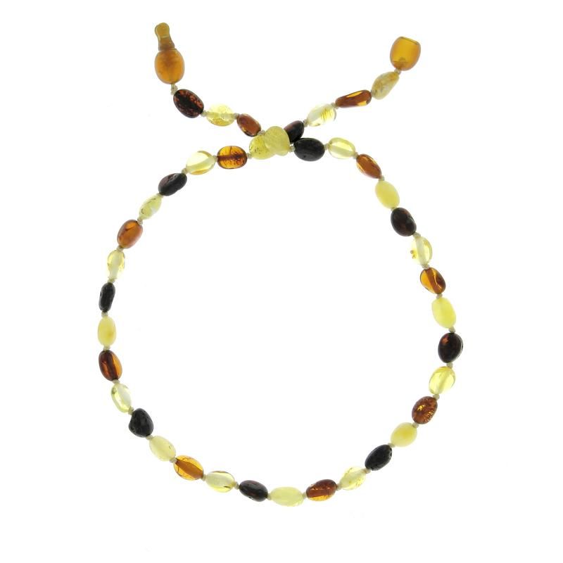 Collier Enfant Ambre - Olives - Clips Mix - baltic way shop