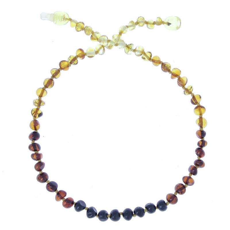Collier Enfant Ambre - Billes - Clips Rainbow - baltic way shop