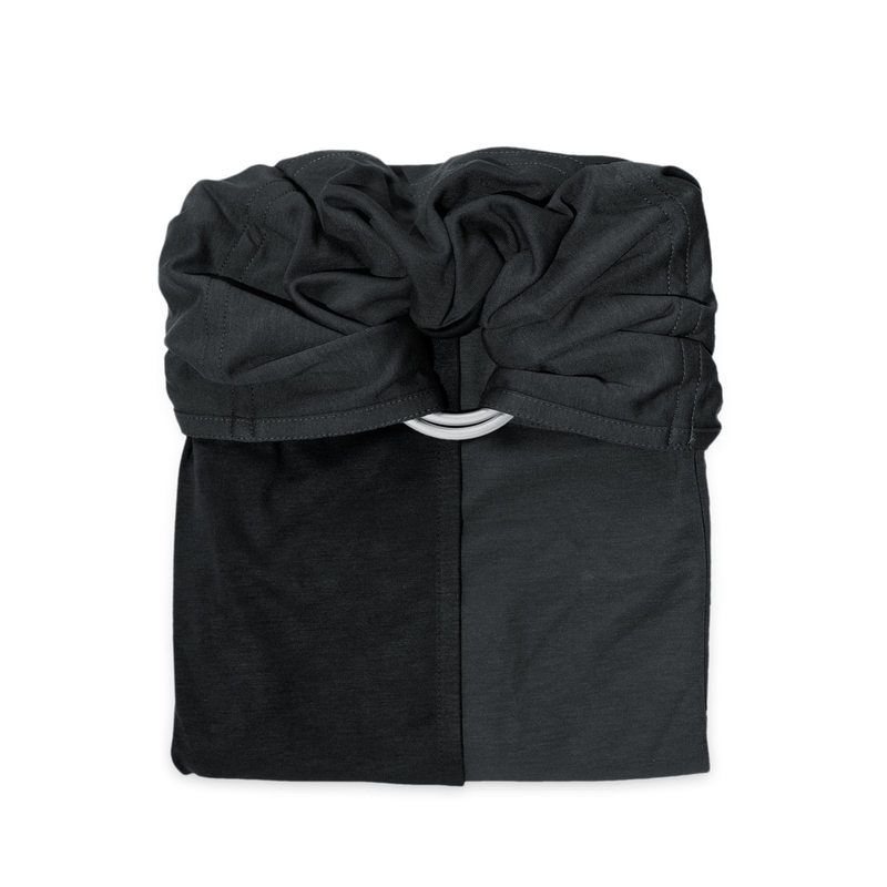 Petite écharpe de portage Sans Nœud 0-36m Anthracite/Noir - love radius