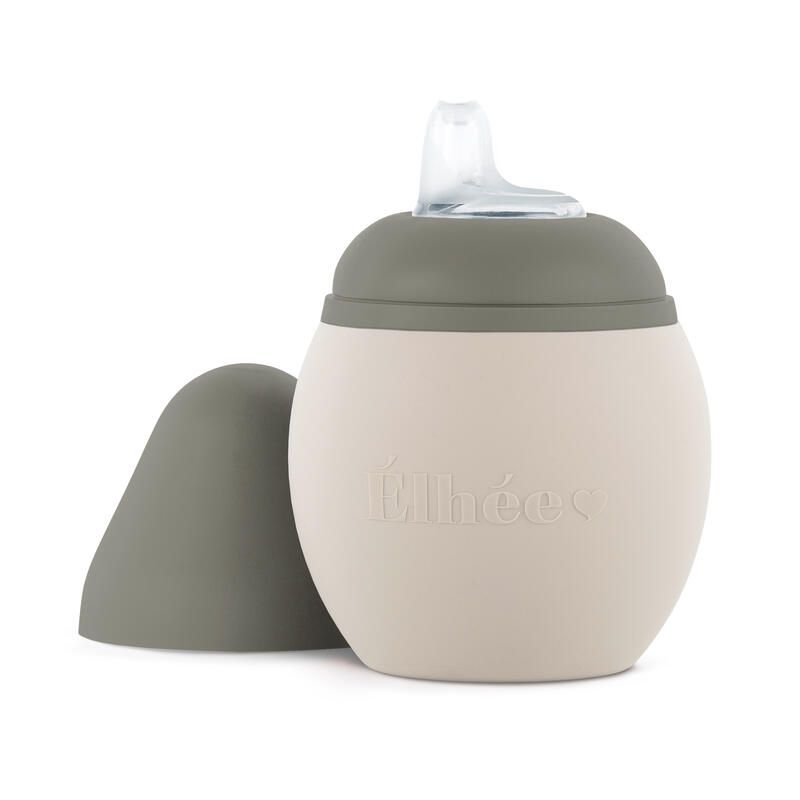 Tasse d'apprentissage 240ml Bubble Sand Kaki - elhee
