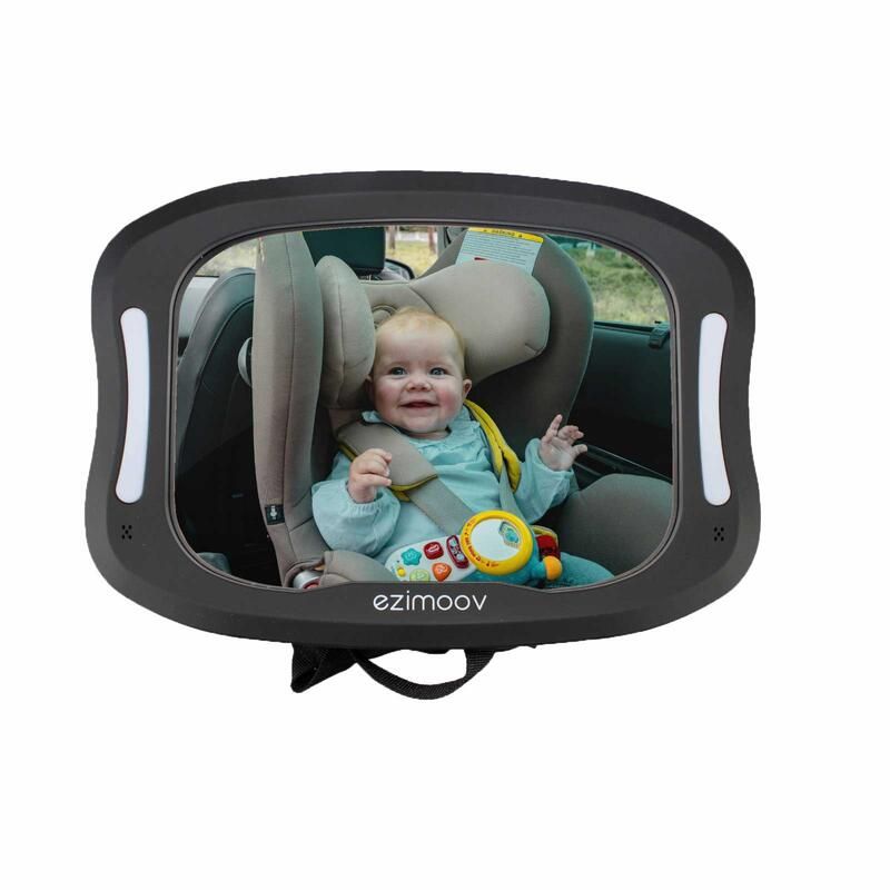 Miroir de sécurité arrière Ezi Mirror Led  Noir - ezimoov