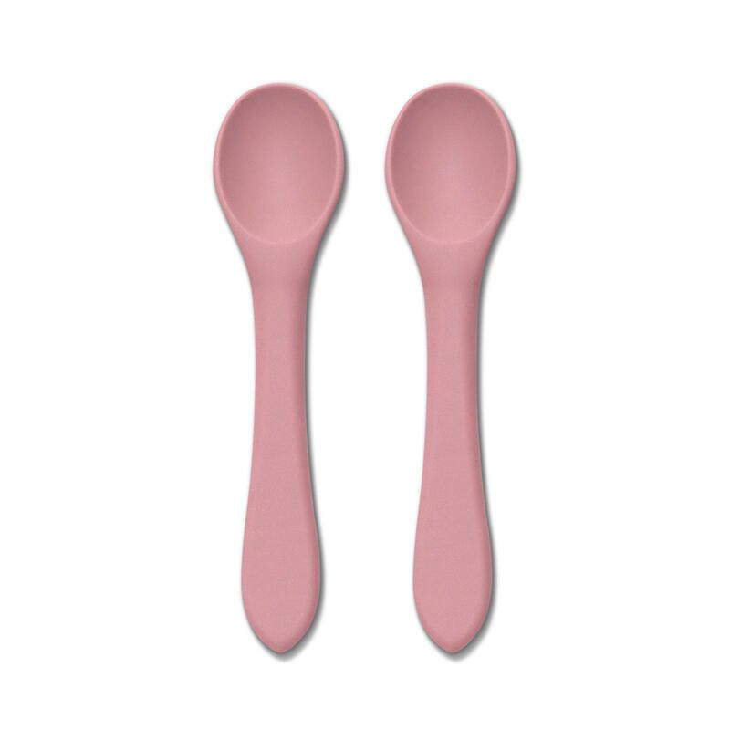 Lot de 2 cuillères en silicone Rose - lorelli