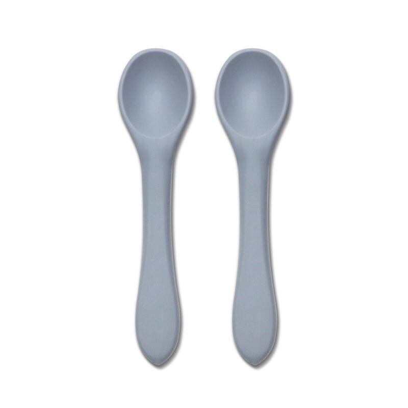 Lot de 2 cuillères en silicone Gris - lorelli