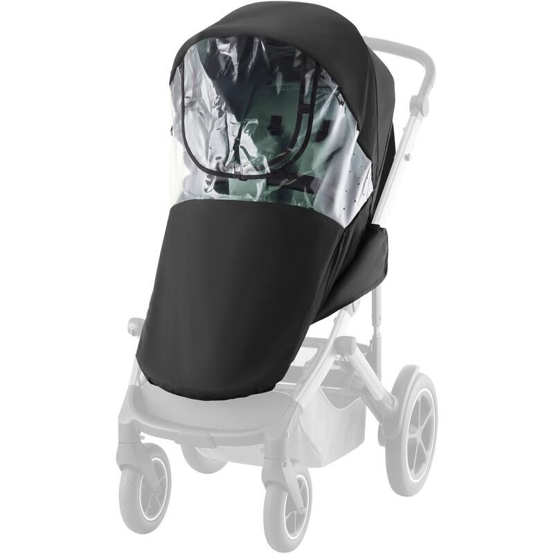 Protection Pluie Poussette Smile Iii + Eva Noir + Transparent - britax rÖmer